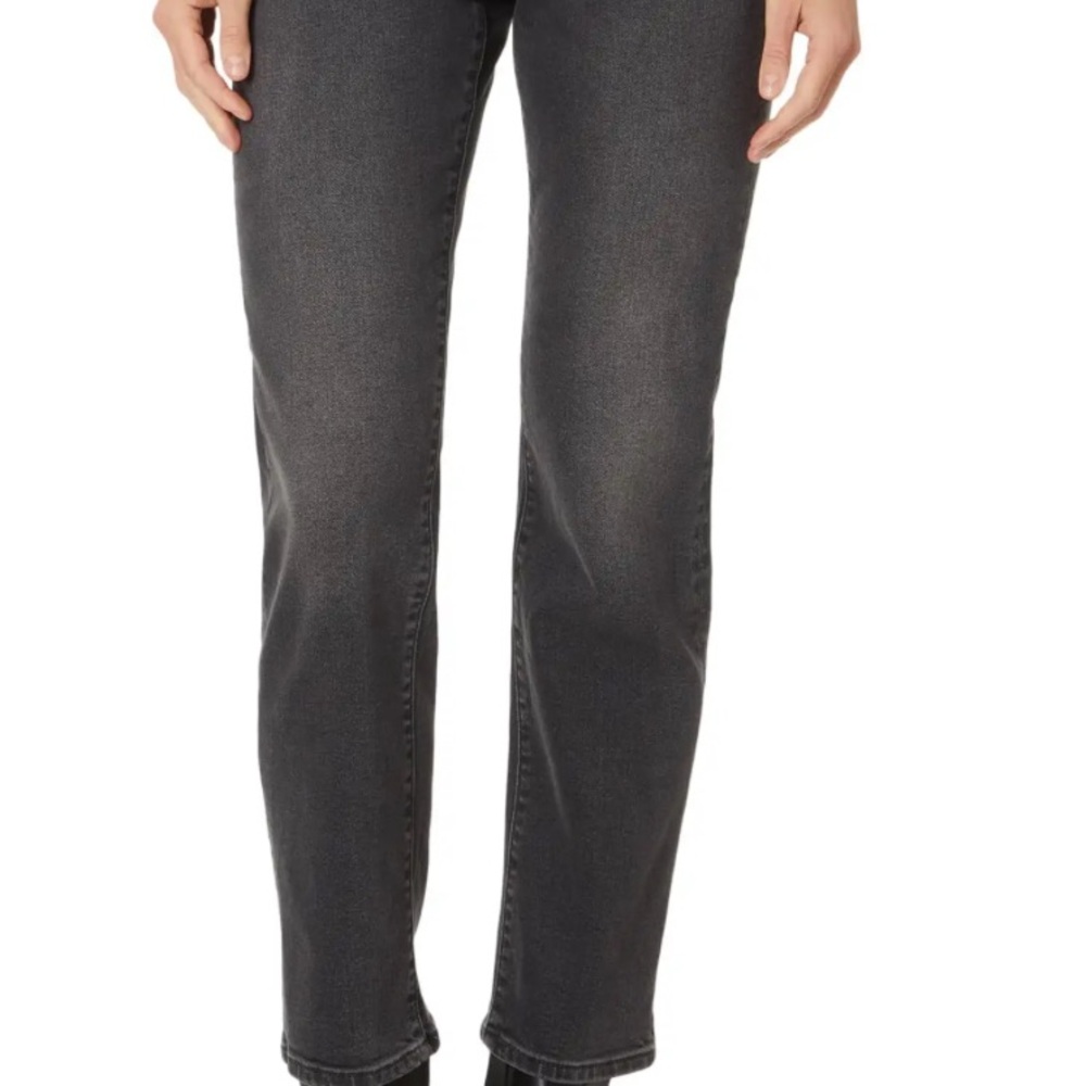 Levi's Women's Dark Gray Wedgie Straight Leg Jeans